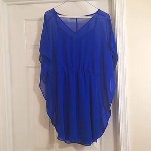 Express navy dress